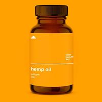 Hemp Oil Extract Gel Caps 100 mg Muscle & Joint Relief Clear Beautiful Day