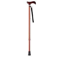 Multicolor Walker Crutches Aluminum Multifunction Telescopic Adjusting Anti-Slip Elderly Cane MUMUJIN (Color : Orange)