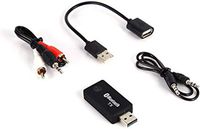 Zerone Wireless Portable Bluetooth 2.1 Music Transmitter USB 3.5mm Audio Adapter Male to Male for TV DVD MP3