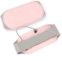 HBBH Washable Warm Palace Belt Electric Heating Lady Uterus Menstrual Stomachache Waist Pain 6 Modes Massager Hot Compress Artifact