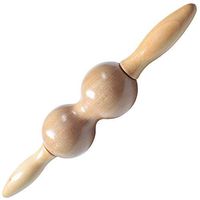 Wood Back Massage Roller Back Massager -Massage Stick Back Massage Roller or Deep Tissue Massager Great Tool for Muscle Pain or Soreness Relief