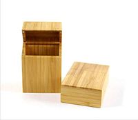 Wood-Grain Cigarette Case for 20 Cigarettes Pack Cigarette Holder Tobacco Holder