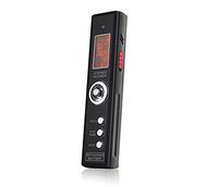 OVTECH Digital Voice Recorder One-Touch Sound Stereo Recorder Rechargeable Dictaphone LCD MP3 Player Flash Drive with 16GB Built-in-Memory for Classes Lectures Meetings Notes Learning