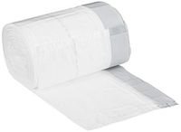 AmazonCommercial Custom Fit White Drawstring Trash Bags - Compatible with simplehuman Type R - 0.98 MIL - 150 Count