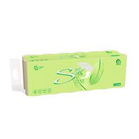 Eoeth 12Pcs Disposable Rolls Paper Household Kitchen 4 Layers Bamboo Pulp Hygienic Toilet Paper Napkin Affordable Coreless Special Paper Towels Beige