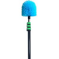EVERSPROUT 7-to-25 Foot Cobweb Duster and Extension-Pole Combo (30 Foot Reach, Soft Bristles) | Hand Packaged | Heavy-Duty, 4-Stage Aluminum Pole | Indoor & Outdoor Use Brush Attachment