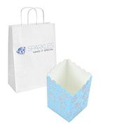 Sparkles Make It Special 100-pcs Popcorn Favor Candy Boxes Wedding Gift Candy Boxes Turquoise
