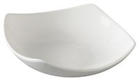 Yanco PS-2107 7.5" Square Bowl, 14-Ounce, Porcelain, Bone White, Pack of 24