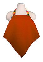 Food Firewall Adult Dining Bib/Mini-Apron-Top Clothing Protectors - Rust Basico