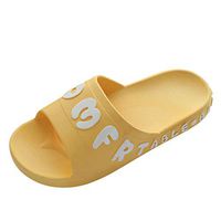 Emimarol Shower Shoes Bath Slipper Slides Sandal for Women and Mens Bathroom Pool Non-Slip Quick Drying Soft Slippers Yellow