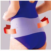 Back Supporter Silicone Pelvic Belt Corrector Elastic Ease Pain Pelvis New Japan (M: 29.5～37.5" (75～95cm))