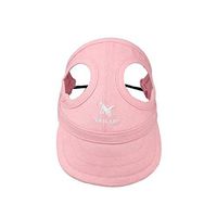 Parent-Child Cap,SuperUS Pet Hat with Ear Holes Dog Sport Baseball for Sun Protection Adjustable Buckle Spring and Summer Male Female Baseball Caps (S, Pink (Pet))