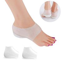 Vrlinking Invisible Height Increase Insole, Wearable Heel Cushion Inserts Shoe Soft Silicone Heel Lift Insole Leg Lengthen for Men and Women