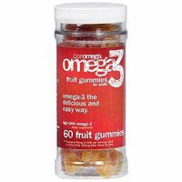 Coromega Omega 3 Fruit Gummies for Adults 60 ea