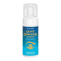 OCuSOFT Oust Demodex Cleanser Extra Strength Foam 50 Milliters, Tea Tree Oil Foaming Cleanser for Irritated Eyelids Associated with Demodex Mites