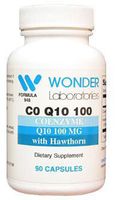 CO Q10 100mg with Hawthorn Coenzyme Q10-90 Capsules #9483
