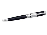 S.T. Dupont Elysee Black w/Rings Ballpoint Pen - 415675