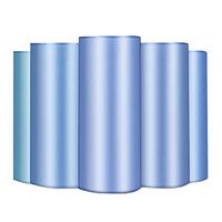 Freeby Small Trash Bags, 4 Gallon Garbage Bags Thin Material for Office, Home Waste Bin, Kitchen, 150 Counts 5 Color (Blue)