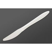Medium Weight White Plastic Knife