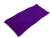 Sunny Bay XL Body Heating Pad, Whole Wheat Filled, Heat Therapy Pad for Sore Neck, Back & Shoulder Muscle Pain Relief-Reusable, Non-Electric Heat or Cold Compress, Washable Purple Fleece Cover