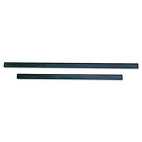 Unger RT30 ErgoTec Replacement Squeegee Blades, 12-Inch Wide, Black Rubber, Soft, 12/Pack