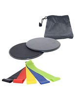 iClosam 1 Pair Fitness Gliders Gym Slider Workout Discs Core Ab Exercise Gym Training Slimming Abdominal Equipment Fitness Slide Discs