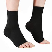 Compression Foot Sleeve Socks for Men & Women - Plantar Fasciitis Socks for Injury Recovery, Arch Support, Pain Relief, Foot & Ankle Swelling, Heel Spurs, Joint Pain, 1 Pair