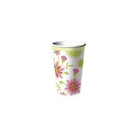 Decorative Floral 16 oz Cups