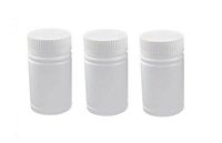 60ml 2oz White Empty Portable Plastic Solid Powder Medicine Bottles Pill Tablet Holder Storage Case Container Box (50pcs)