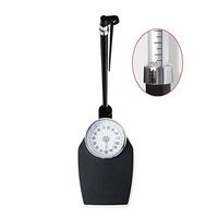 Lcxliga Height and Weight Scale,Professional Mechanical Physician Bathroom Scale,Detachable Height Rod,150kg/330lb (Color : White)