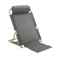 Bed Backrest Support Bed Back Rest Bed Support Healthcare Adjustable Angle Back Rest Seniors Fabric Bed Back Rest Bed Wedges Body Positioners (Color : Gray, Size : 505072cm)