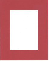 Pack of 5 18x24 Bright Red Picture Mats Mattes Matting with White Core Bevel Cut for 13x19 Pictures