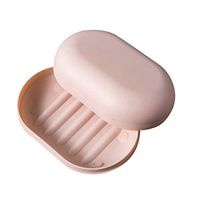 Pviolet Soap Dish Box Soap Case Holder Plastic Bathroom Shower Soap Container Tray Dish Storage Holder Plate Home Travel Convenient for Travel Home Office