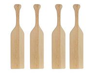 Walnut Hollow Unfinished Pine Wood Paddles for Arts, Crafts, Sorority, Fraternity & Home Decorating (4 Pack)