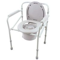 WDDMFR Old Man Toilet/Pregnant Women Sit Chair Commode Chair Aluminum Alloy Does Not Rust Collapsible Moving Toilet Commode Chair