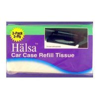 Halsa Car Case Visor Refill 3 Ply Tissue in a Pack -1 Pack in a Bag