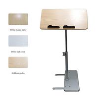 Multi-funtion Adjustable Laptop Table, Mobile Desktop Cart, Height Adjustable, Standing Lazy Table Sofa Bedside Table Office Lecture Table, 3 Color