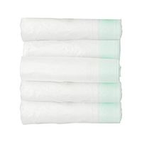 farawamu Potty Chair Bag, 50Pcs/5 Rolls Disposable Baby Kids Potty Chair Bag Drawstring Toilet Liner Pouch Clear