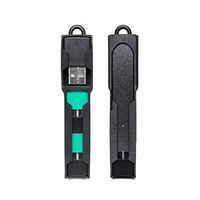 2 Pack - Black Happy Vaper - Carrying Case/Skin/Kit/Wrap | Holds Vape Pen 3 pods & Charger | Tough & Durable | Small & Convenient | Never Lose Your Juul Vape/Accessories (Device Not Included)