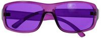 Kid's Children's Junior Color Therapy Glasses - Purple Violet
