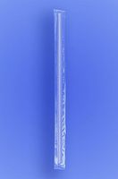 Wow Plastics Inc. Giant Straw 10.25" - Celo Wrapped - Clear - 4/350 (1,400/Case)