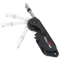 ROLLGAN Electric ARC Foldable Lighter Rechargeable USB Long Neck Plasma Flameless Windproof ARC Lighter with Double Safety, Fit for Candle, BBQ, Kitchen Stove, Fireplace, Camping-Gift Box (Black)