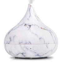 ap airpleasure Ultrasonic Quiet Humidifier Essential Oil Diffuser 400 ml Waterless Auto Shut-off 18 Hours Adjustable Mist Mode Vaporizer for Bedroom, Living Room, Spa, Yoga (Marble)