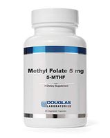 Douglas Laboratories - Methyl Folate 5 mg (5-MTHF) - Biologically Active Vitamin B9 to Support Cardiovascular Health and Mood - 60 Capsules