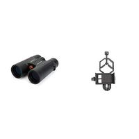 Celestron 71347 Outland X 10x42 Binocular (Black) with Basic Smartphone Adapter 1.25"