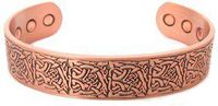 Phoenix Heavy Magnetic Copper Bangle (Cuff Bracelet) with 6 Strong Magnets 3 on Each Side