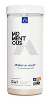AbsoluteZero Grass-Fed Whey Protein Isolate, 24 Servings Per Jar for Essential Everyday Use, Gluten-Free, NSF Certified - Momentous (Strawberry)