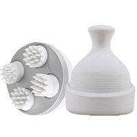 Lzour Scalp Massager, Portable Mini Handheld Electric Head Massager, Suitable for Hair Growth, Head, Neck and Whole Body Deep Cleaning and Decompression