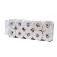 DatingDay 10 Rolls Toilet Paper Bulk Bath Tissue Bathroom Soft White 4 Ply Kitchen Soft