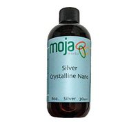 MojaWorks Nano Colloidal Silver Liquid - 100% Best Natural Mineral Supplement Daily (8 Ounce 30 PPM) (Label Design May Vary)